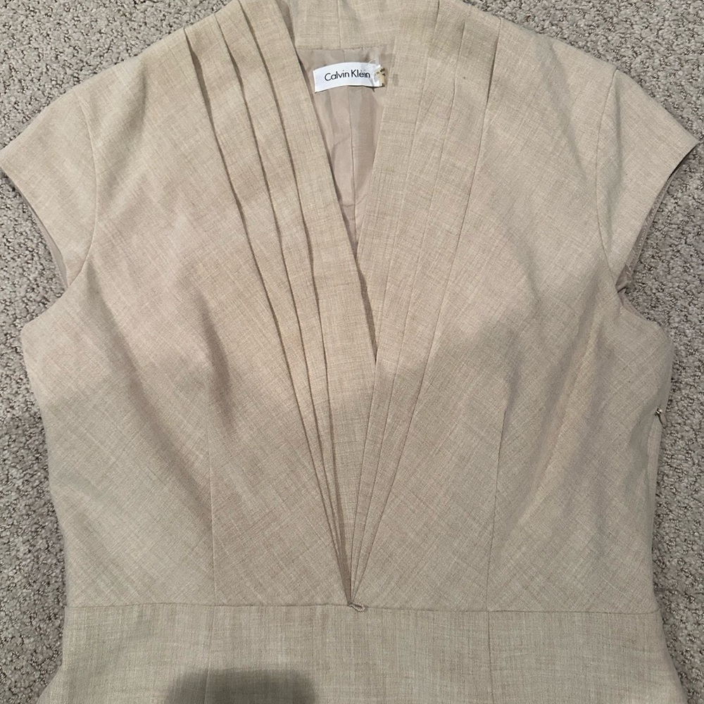 Calvin Klein Light Tan Dress